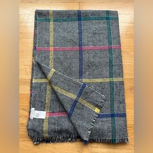 Talbots multicolored oblong scarf plaid